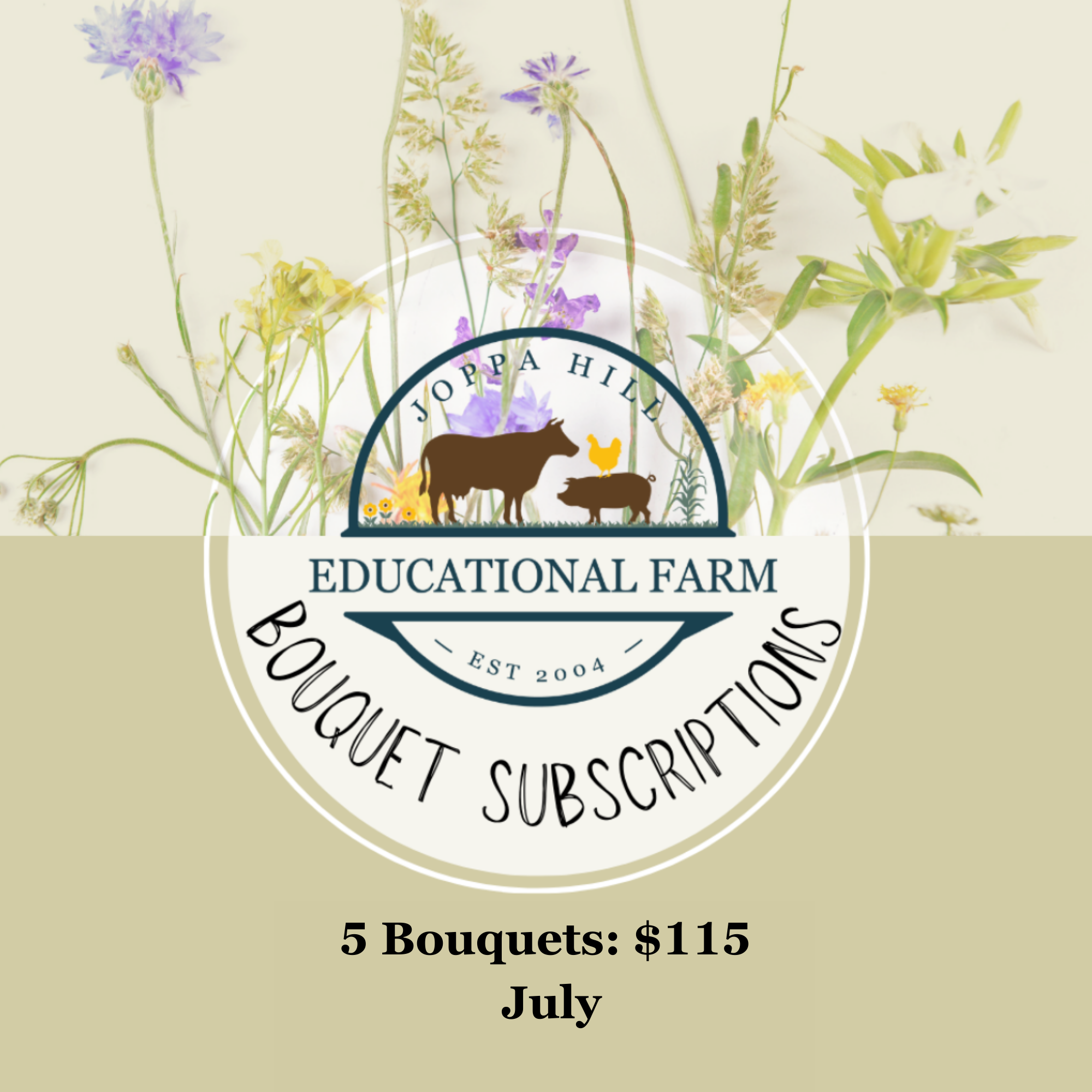 Flower Subscription, $115 | 5-Weeks (July)